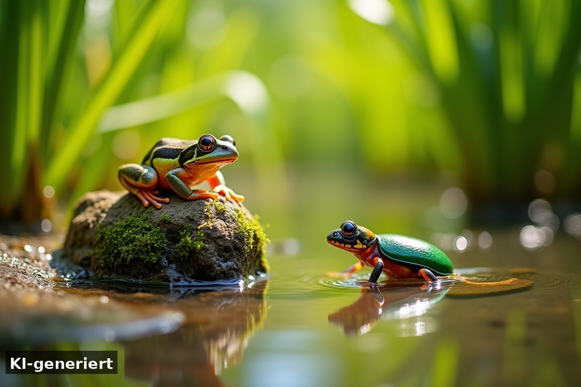 Sehenswertes – AquaZoo Friesland – Tierpark für Wasser- und Sumpftiere (KI-generierte Darstellung)