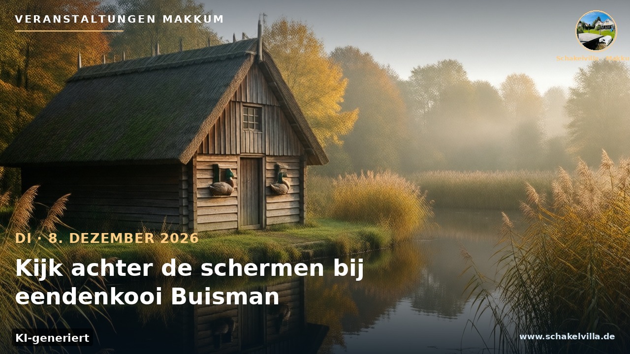 Eendenkooi Piaam: Führung durch die Buismanskoai am IJsselmeer